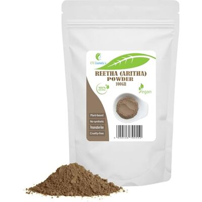 ETC Cosmetic`s Reetha (Aritha) em pó 100 g limpa naturalmente a pele e o cabelo, ajuda a combater a caspa e nutre os cabelos 100% natural ETC Cosmetic`s Reetha (Aritha) em pó 100 g limpa naturalmente a pele e o cabelo, ajuda a combater a caspa e nutre os cabelos 100% natural