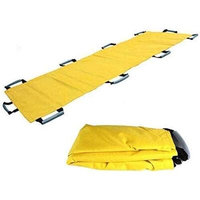 WLKBP Maca macia portátil de primeiros socorros, maca de transporte dobrável de resgate de emergência impermeável com 10 asas para alongamento das costas Wi. WLKBP Maca macia portátil de primeiros socorros, maca de transporte dobrável de resgate de emergência impermeável com 10 asas para alongamento das costas Wi.