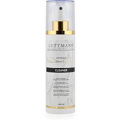 LUTTMANN ® Cleaner Solvent 200 ml Tape Extensions Bonding Solvent Spray removedor/limpiador para o couro cabeludo e as zonas de colagem Fabricado na Alemanha LUTTMANN ® Cleaner Solvent 200 ml Tape Extensions Bonding Solvent Spray removedor/limpiador para o couro cabeludo e as zonas de colagem Fabricado na Alemanha