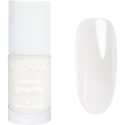 NÉONAIL Tratamento de esmalte 3 em 1 – Reparação, reforço e cor, Rescue Glow Tint 3 em 1 Nail Conditioner, Pinta-unhas regenerador, Milky White, 7,2 ml NÉONAIL Tratamento de esmalte 3 em 1 – Reparação, reforço e cor, Rescue Glow Tint 3 em 1 Nail Conditioner, Pinta-unhas regenerador, Milky White, 7,2 ml