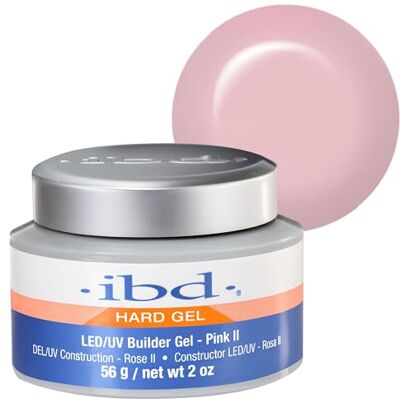 IBD Hard Gel LED/UV Builder Gel Pink II, 1 embalagem (1 x 56 g) MADE IN USA Construção de unhas em casa sem encontros e salões de unhas barulhentos IBD Hard Gel LED/UV Builder Gel Pink II, 1 embalagem (1 x 56 g) MADE IN USA Construção de unhas em casa sem encontros e salões de unhas barulhentos
