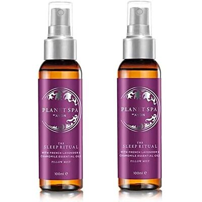 AVON Planet Spa Sleep Serenity Pulverizador para almofada, 100 ml, pack de 2 AVON Planet Spa Sleep Serenity Pulverizador para almofada, 100 ml, pack de 2