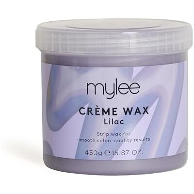 mylee cera em creme suave de flor lilás para peles sensíveis 450 g, adequada mylee cera em creme suave de flor lilás para peles sensíveis 450 g, adequada