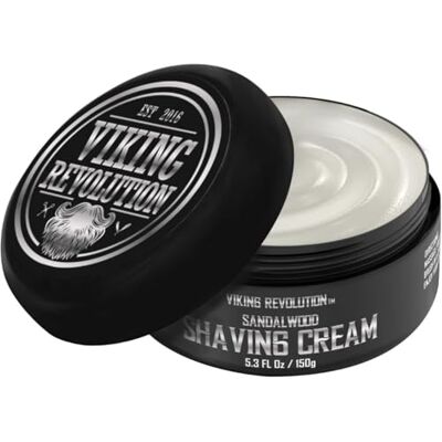 Viking Creme de Barbear de Luxo para Homem Aroma de Sândalo Sabonete de Barbear Suave, Macio e Sedoso Creme de Barbear Muito Suave para Homens 150 g Viking Creme de Barbear de Luxo para Homem Aroma de Sândalo Sabonete de Barbear Suave, Macio e Sedoso Creme de Barbear Muito Suave para Homens 150 g