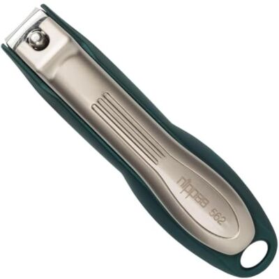 nippes Solingen Corta-unhas premium com caça-sonhos, cor verde, 80 mm, aço endurecido, corte curvado, superfície de aderência suave e ergonómica nippes Solingen Corta-unhas premium com caça-sonhos, cor verde, 80 mm, aço endurecido, corte curvado, superfície de aderência suave e ergonómica