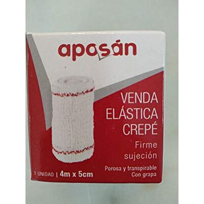 Aposan Faixa elástica crepe posan 4 m x 5 cm Aposan Faixa elástica crepe posan 4 m x 5 cm