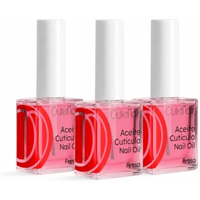 ON OUTLET NAILS 3 óleos de cutícula morango 15 ml/ideal para unhas/manicure francesa/óleo de ail ON OUTLET NAILS 3 óleos de cutícula morango 15 ml/ideal para unhas/manicure francesa/óleo de ail
