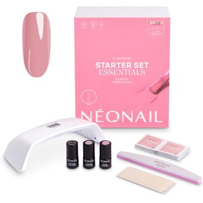 NÉONAIL Essentials Starter Set Pinta-unhas semipermanentes, lâmpada de unhas semipermanentes, gel de unhas, top coat, lâmpada de unhas UV/LED 10 W/36, manicure base coat, cores unhas kit NÉONAIL Essentials Starter Set Pinta-unhas semipermanentes, lâmpada de unhas semipermanentes, gel de unhas, top coat, lâmpada de unhas UV/LED 10 W/36, manicure base coat, cores unhas kit