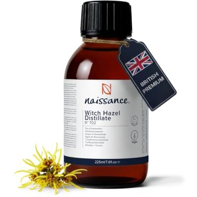 Naissance Água de Hamamelis (Não. 702) 225 ml sem álcool Ingrediente puro, natural, vegano para corpo, rosto, cabelo, unhas adequado cuidado todos os tipos pele Naissance Água de Hamamelis (Não. 702) 225 ml sem álcool Ingrediente puro, natural, vegano para corpo, rosto, cabelo, unhas adequado cuidado todos os tipos pele