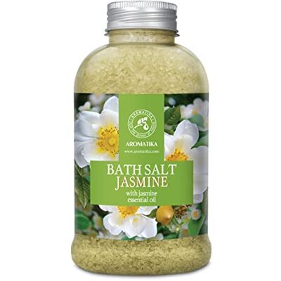 Trust Sal de banho de jasmim 600 g sais de banho marinhas com óleo essencial de jasmim casa de banho relaxante cuidado do corpo relaxamento muscular bom sonho sais de banho de aromaterapia Trust Sal de banho de jasmim 600 g sais de banho marinhas com óleo essencial de jasmim casa de banho relaxante cuidado do corpo relaxamento muscular bom sonho sais de banho de aromaterapia