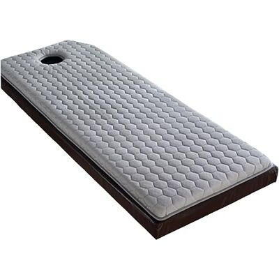 Generic Cobertura de colchão para maca de massagem, colchão de cama beleza com cabeça quadrada/redonda/trapezoidal, almofada de cama com pestanas de espuma viscoelástico cinzento com orifícios, 4 cm / 1,6", T Generic Cobertura de colchão para maca de massagem, colchão de cama beleza com cabeça quadrada/redonda/trapezoidal, almofada de cama com pestanas de espuma viscoelástico cinzento com orifícios, 4 cm / 1,6", T