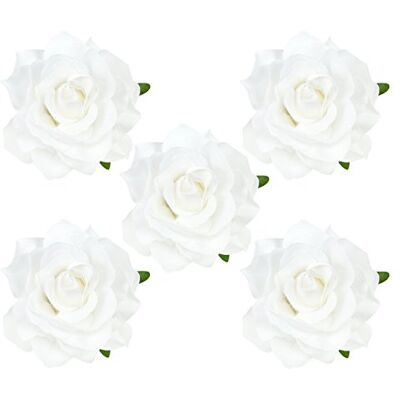 DRESHOW 5 peças flor broche adorno de cabeça namorada mulher flor de rosa acessórios para o cabelo pinça de cabelo de casamento bailarina de flamingo DRESHOW 5 peças flor broche adorno de cabeça namorada mulher flor de rosa acessórios para o cabelo pinça de cabelo de casamento bailarina de flamingo