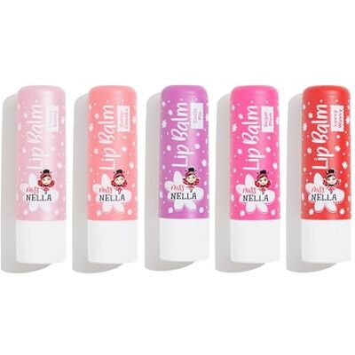 MISS NELLA Kit de cuidados com os lábios para crianças, 5 variedades, hipoalergénico, sem perfume ou álcool MISS NELLA Kit de cuidados com os lábios para crianças, 5 variedades, hipoalergénico, sem perfume ou álcool