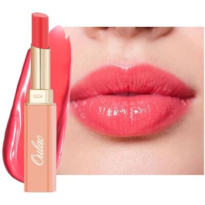 Oulac Labial hidratante cor-de-rosa coral barra de lábios brilho com manteiga de karité para nutrir os lábios, acabamento brilhante, não pegajoso, BSJFS alta pigmentação, Vegan & Cruelty Free 11 Oulac Labial hidratante cor-de-rosa coral barra de lábios brilho com manteiga de karité para nutrir os lábios, acabamento brilhante, não pegajoso, BSJFS alta pigmentação, Vegan & Cruelty Free 11