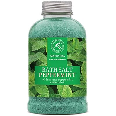 Trust Sal de banho de menta 600 g sais de banho marinhas com óleo essencial de menta casa de banho relaxante cuidado do corpo relaxamento muscular bom sonho sais de banho de aromaterapia Trust Sal de banho de menta 600 g sais de banho marinhas com óleo essencial de menta casa de banho relaxante cuidado do corpo relaxamento muscular bom sonho sais de banho de aromaterapia