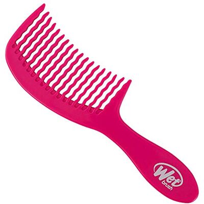 Wet Brush WetBrush Detangling Easy Glide Comb Wave Tooth Design adequado para todos Wave Tooth Design com Large Surface área Glides Through Tangles with Ease, pessoas sobre cabelo, para todos os tipos de Wet Brush WetBrush Detangling Easy Glide Comb Wave Tooth Design adequado para todos Wave Tooth Design com Large Surface área Glides Through Tangles with Ease, pessoas sobre cabelo, para todos os tipos de