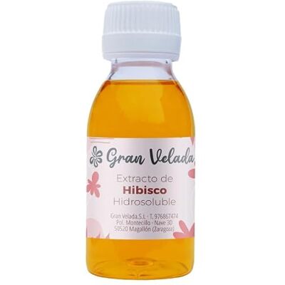 GRAN VELADA Extrato de hibisco hidrosolúvel para cosméticos artesanais, antioxidante, reafirmante e hidratante, ideal para cremes anti-rugas e despigmentantes, 250 ml GRAN VELADA Extrato de hibisco hidrosolúvel para cosméticos artesanais, antioxidante, reafirmante e hidratante, ideal para cremes anti-rugas e despigmentantes, 250 ml