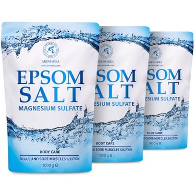 Trust Sal de Epsom 3000 g 100% puro e natural fonte concentrada de magnésio relaxamento e recuperação muscular desintoxicação cuidado do corpo cura melhor bom sonho Trust Sal de Epsom 3000 g 100% puro e natural fonte concentrada de magnésio relaxamento e recuperação muscular desintoxicação cuidado do corpo cura melhor bom sonho