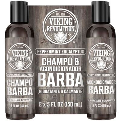 Viking Revolution - Shampoo para barba - Eucalipto - Set de cuidados da barba Viking Revolution - Shampoo para barba - Eucalipto - Set de cuidados da barba