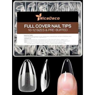 Nicedeco Unhas Postiças de Gel Unhas Falsas, 504 Peças 12 Tamanhos Pontas de Unhas de Gel Suave Forma Amêndoa Médias Pontas Acrílicas Transparentes Semi-Mate Cobertura Completa Unhas de Pressão 013 Nicedeco Unhas Postiças de Gel Unhas Falsas, 504 Peças 12 Tamanhos Pontas de Unhas de Gel Suave Forma Amêndoa Médias Pontas Acrílicas Transparentes Semi-Mate Cobertura Completa Unhas de Pressão 013
