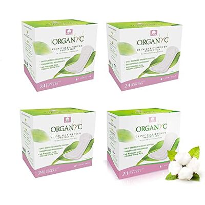 Organyc Algodão Orgânico Higiene Feminina - 96 Absorventes Organyc Algodão Orgânico Higiene Feminina - 96 Absorventes