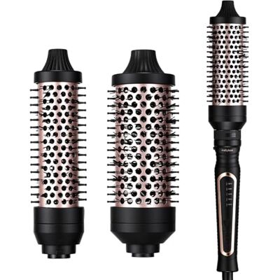 AraSyleon 3 em 1 escova térmica iónica (32/38/45 mm), voltagem dupla Thermal Brush 5 temperatura (150 230 °C), escova elétrica modeladora com bolsa e luva térmica AraSyleon 3 em 1 escova térmica iónica (32/38/45 mm), voltagem dupla Thermal Brush 5 temperatura (150 230 °C), escova elétrica modeladora com bolsa e luva térmica