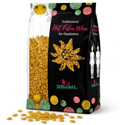 Dermawax Pérolas de cera depilatória 1 kg, variante natural Cera quente profissional em pérolas para rosto e corpo; é removida sem tiras de papel ou tecido e é fabricada em Itália. Dermawax Pérolas de cera depilatória 1 kg, variante natural Cera quente profissional em pérolas para rosto e corpo; é removida sem tiras de papel ou tecido e é fabricada em Itália.