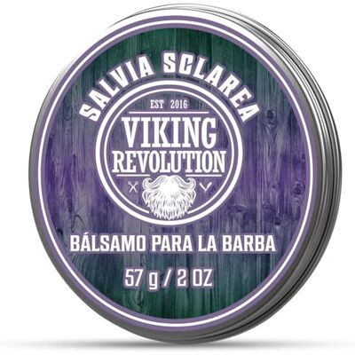 Viking Bálsamo para Barba Homem Óleo de Argan e Jojoba Cera Condicionadora Sem Enxágue Suaviza e Fortalece a Barba Homem Aroma de Sálvia Sclarea 57g Viking Bálsamo para Barba Homem Óleo de Argan e Jojoba Cera Condicionadora Sem Enxágue Suaviza e Fortalece a Barba Homem Aroma de Sálvia Sclarea 57g