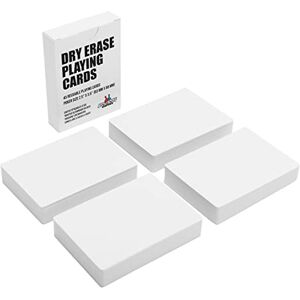Apostrophe Games Cartões em Branco apagáveis a seco (tamanho de Cartas de póquer) (180 Cartões) Apostrophe Games Cartões em Branco apagáveis a seco (tamanho de Cartas de póquer) (180 Cartões)