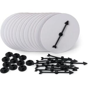 Apostrophe Games Conjunto de 12 setas para jogos de mesa, acessórios para jogos em família – Spinner de jogos de bricolage vazios para criar o seu próprio peças de reposição Apostrophe Games Conjunto de 12 setas para jogos de mesa, acessórios para jogos em família – Spinner de jogos de bricolage vazios para criar o seu próprio peças de reposição