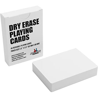 Cartas em branco para apagar a seco - Apostrophe games Cartas em branco para apagar a seco - Apostrophe games