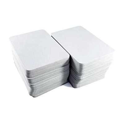Apostrophe Games Mini cartões de playing brancos, conjunto de 200 com mate finish 44 mm x 68 Design mini cartas personalizadas para jogos de bricolage, atividades em sala de aula e projetos criativos Apostrophe Games Mini cartões de playing brancos, conjunto de 200 com mate finish 44 mm x 68 Design mini cartas personalizadas para jogos de bricolage, atividades em sala de aula e projetos criativos