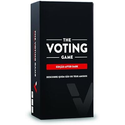 Creative The Voting Game Jogo Cartas portugueses Perguntas ousadas, com votações secretas, inclui 250 unidades de cartão premium, presente original para dinâmicas em festas Creative The Voting Game Jogo Cartas portugueses Perguntas ousadas, com votações secretas, inclui 250 unidades de cartão premium, presente original para dinâmicas em festas