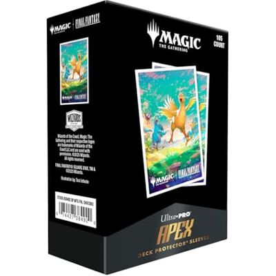 Ultra Pro Magic The Gathering: Final Fantasy capas protetoras de aço Apex de 105ct Q4 Premium AA Acessório para conjunto de cartas colecionáveis Ultra Pro Magic The Gathering: Final Fantasy capas protetoras de aço Apex de 105ct Q4 Premium AA Acessório para conjunto de cartas colecionáveis