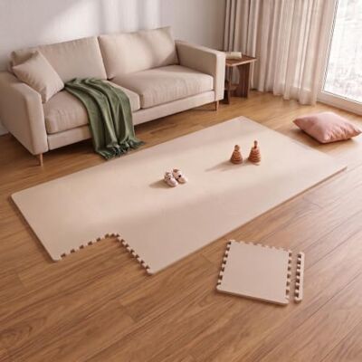 LittleTom 18 peças Tapete puzzle para crianças, certificado TÜV, 30 x 30 cm, tapete de espuma vinílica acetinada com bordas, superfície antiderrapante e acolchoada, soalho protetor suave para quarto LittleTom 18 peças Tapete puzzle para crianças, certificado TÜV, 30 x 30 cm, tapete de espuma vinílica acetinada com bordas, superfície antiderrapante e acolchoada, soalho protetor suave para quarto