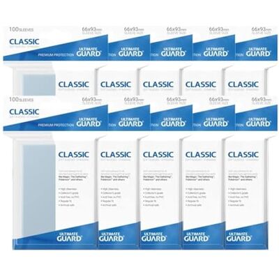 Ultimate Guard 1000 capas protetoras para cartões (66 x 93 mm) Ultimate Guard 1000 capas protetoras para cartões (66 x 93 mm)
