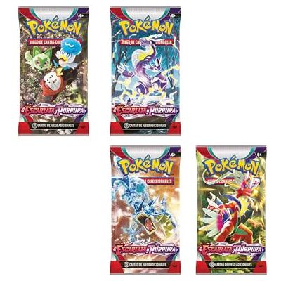 BANDAI envelope 10 cartas pokémon escarlate BANDAI envelope 10 cartas pokémon escarlate