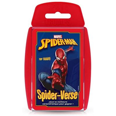 Winning Moves Top Trumps Spiderman jogo de cartas e mesa de batalhas jogo de viagem de 2 a 6 jogadores A partir de 6 anos versão francesa Winning Moves Top Trumps Spiderman jogo de cartas e mesa de batalhas jogo de viagem de 2 a 6 jogadores A partir de 6 anos versão francesa