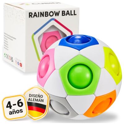 CUBIDI ® Bola mágica arco-íris puzzle 3D versão futebol. Quebra-cabeças crianças ideal também como quebra-cabeças para adultos. Brinquedos anti-stress adultos e perfeitos como presente para menina, 6 CUBIDI ® Bola mágica arco-íris puzzle 3D versão futebol. Quebra-cabeças crianças ideal também como quebra-cabeças para adultos. Brinquedos anti-stress adultos e perfeitos como presente para menina, 6
