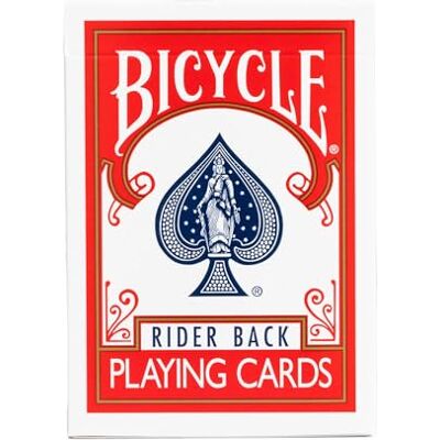 Bicycle Rider Back Index Cartas de jogo (as cores podem variar, pacote individual) Bicycle Rider Back Index Cartas de jogo (as cores podem variar, pacote individual)