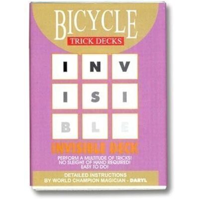 Bicycle US Playing Cards invisível Deck Red by Bicycle US Playing Cards invisível Deck Red by