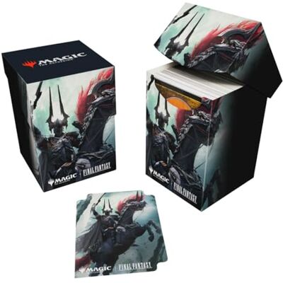 Ultra Pro Final Fantasy x Universes Beyond Summon Primal Odin 100 Deck Box for Magic: The Gathering Trading Card Accessories, Collectible Card Game Gear, Fantasy Gaming Supplies Ultra Pro Final Fantasy x Universes Beyond Summon Primal Odin 100 Deck Box for Magic: The Gathering Trading Card Accessories, Collectible Card Game Gear, Fantasy Gaming Supplies