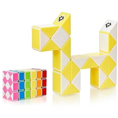 CUBIDI ® Original Magic Snake – 24 blocos amarelos Jogos para crianças e adultos aniversário infantil, presentes de aniversário infantis ou pequenos presentes para crianças Juguete rompecabezas antiestrés, sin pilas ni electrónica. Tamaño Normal (24 b CUBIDI ® Original Magic Snake – 24 blocos amarelos Jogos para crianças e adultos aniversário infantil, presentes de aniversário infantis ou pequenos presentes para crianças Juguete rompecabezas antiestrés, sin pilas ni electrónica. Tamaño Normal (24 b