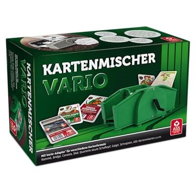 ASS Altenburger Jogo de cartas, de 2 a 6 jogadores (22574033) (importado) Inclui adaptador para formatos de cartões (por exemplo, B. 59 x 91 mm, 56 x 100 mm, 62 x 100 mm ASS Altenburger Jogo de cartas, de 2 a 6 jogadores (22574033) (importado) Inclui adaptador para formatos de cartões (por exemplo, B. 59 x 91 mm, 56 x 100 mm, 62 x 100 mm