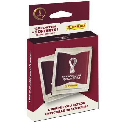 Panini FIFA World Cup Qatar 2022 Blister 12 capas + 1 presente Panini FIFA World Cup Qatar 2022 Blister 12 capas + 1 presente