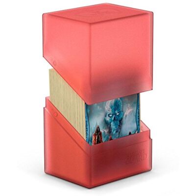 Ultimate Guard Boulder Deck Case caixa para 80 cartas, tamanho padrão, cor ametista Ultimate Guard Boulder Deck Case caixa para 80 cartas, tamanho padrão, cor ametista