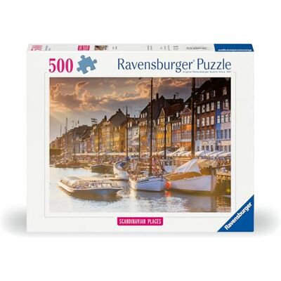 Ravensburger Copenhague Puzzle 500 peças, puzzle para adultos 49 x 36 cm Puzzle 500 peças, 49 x 36 cm, para adultos a partir dos 14 anos, da coleção de 500 peças, ideal como presente original. Ravensburger Copenhague Puzzle 500 peças, puzzle para adultos 49 x 36 cm Puzzle 500 peças, 49 x 36 cm, para adultos a partir dos 14 anos, da coleção de 500 peças, ideal como presente original.