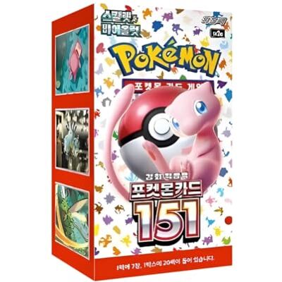 Pokémon 151 Tela coreana oficial, cartas TCG coleção completa de 20 unidades Pokémon 151 Tela coreana oficial, cartas TCG coleção completa de 20 unidades