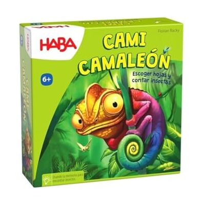 HABA Cami camaleão, jogo infantil de mesa de memória e cálculo. 6 Anos HABA Cami camaleão, jogo infantil de mesa de memória e cálculo. 6 Anos