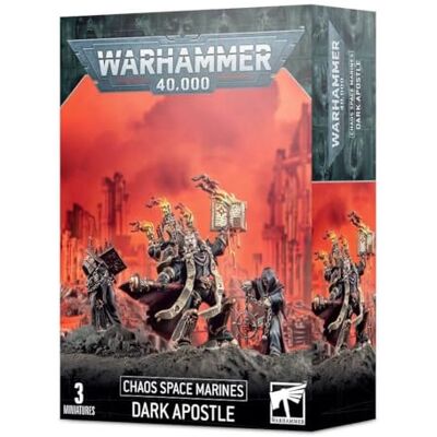 Games Workshop Warhammer 40,000 Chaos Space Marines: Apostle escuro Games Workshop Warhammer 40,000 Chaos Space Marines: Apostle escuro